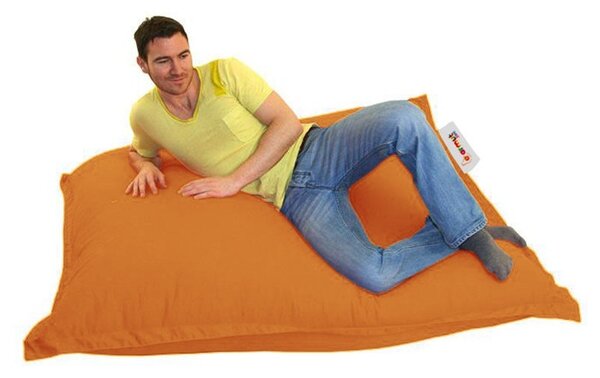 Πολυθρόνα Πουφ Κήπου Cushion Πορτοκαλί 100x100x20 cm