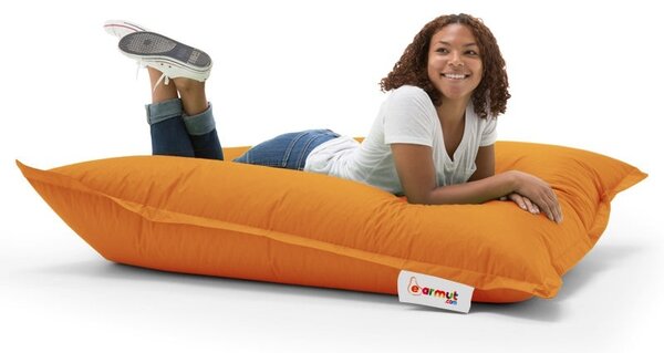 Πολυθρόνα Πουφ Κήπου Cushion Πορτοκαλί 100x100x20 cm