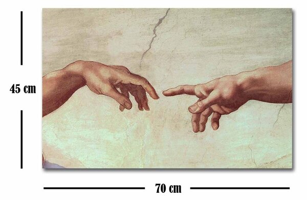 Πίνακας FAMOUSART Πολύχρωμος 45x70 cm