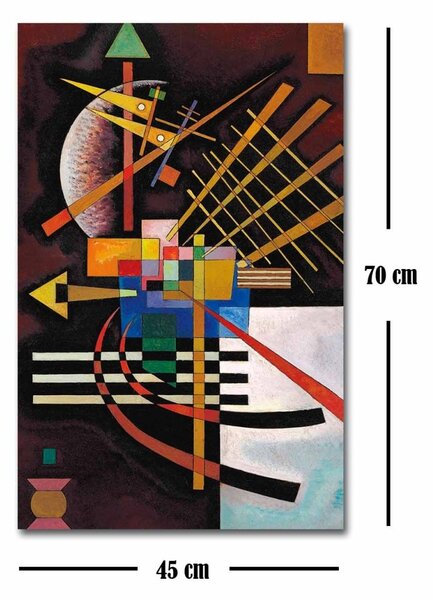 Πίνακας FAMOUSART Πολύχρωμος 45x70 cm