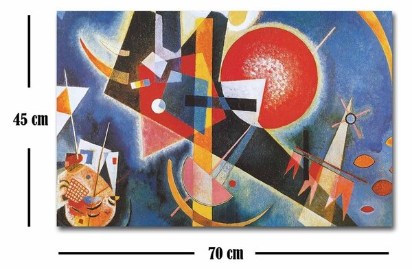Πίνακας FAMOUSART Πολύχρωμος 45x70 cm