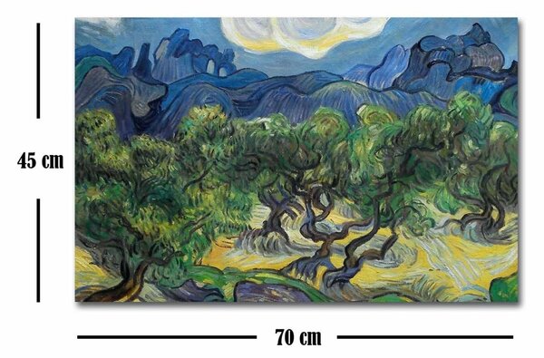 Πίνακας FAMOUSART Πολύχρωμος 45x70 cm