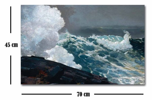 Πίνακας FAMOUSART Πολύχρωμος 45x70 cm