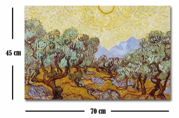 Πίνακας FAMOUSART Πολύχρωμος 45x70 cm