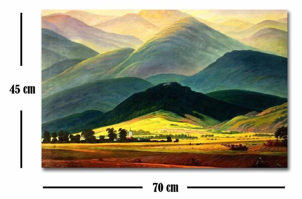Πίνακας FAMOUSART Πολύχρωμος 45x70 cm