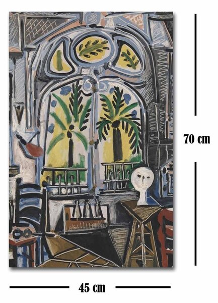 Πίνακας FAMOUSART Πολύχρωμος 45x70 cm