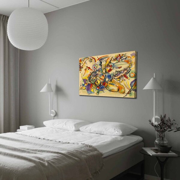 Πίνακας Viola Flow Πολύχρωμος 70x100x3 cm