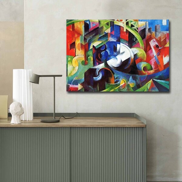 Πίνακας Rainbow Palette 2 Πολύχρωμος 70x100x3 cm