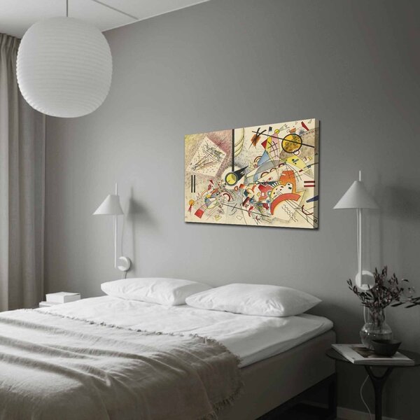 Πίνακας Stellaria Sunset Πολύχρωμος 70x100x3 cm