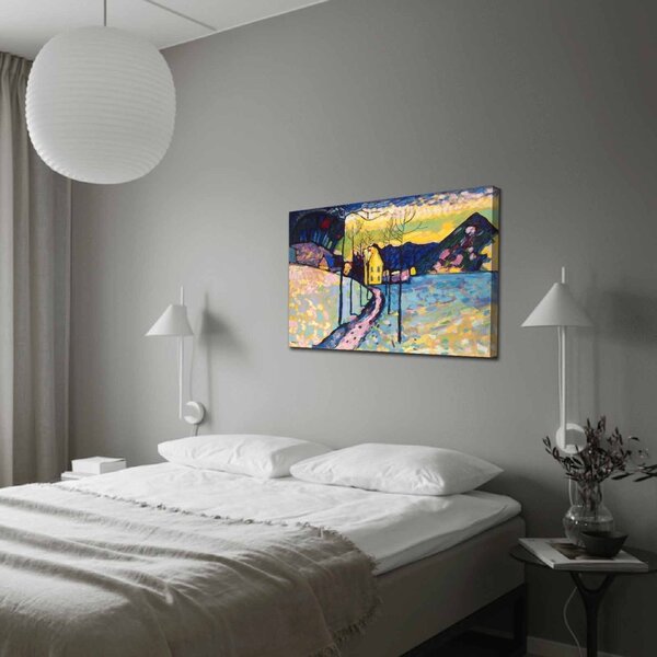 Πίνακας Rainbow Cascade Πολύχρωμος 70x100x3 cm