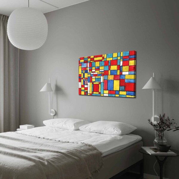 Πίνακας Rainbow Palette 3 Πολύχρωμος 70x100x3 cm