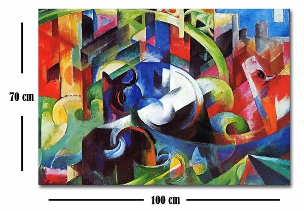 Πίνακας Rainbow Palette 2 Πολύχρωμος 70x100x3 cm