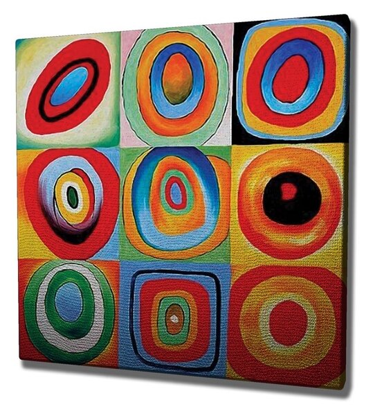 Πίνακας KC263 Πολύχρωμος 45x45 cm