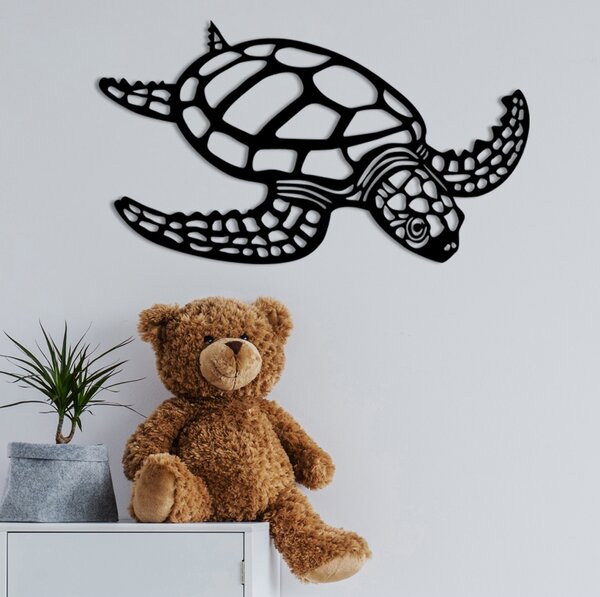Μεταλλικός πίνακας Caretta Μαύρο 53x30 cm