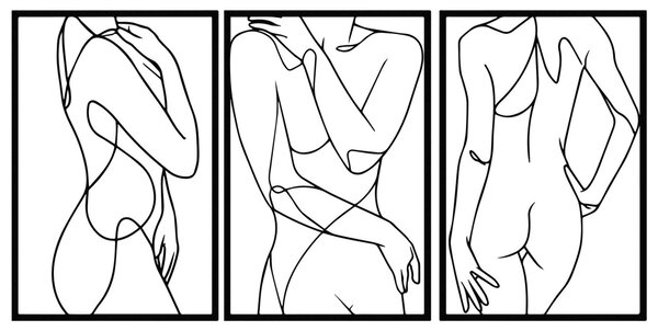 Μεταλλικός πίνακας Sexy Μαύρο 103x50 cm