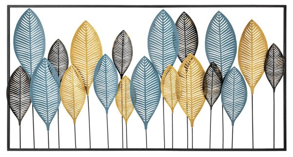 Μεταλλικός πίνακας Zevahir Πολύχρωμος 115x3x60 cm