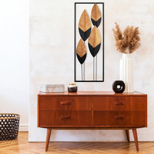Μεταλλικός πίνακας Asil Πολύχρωμος 32x5x90 cm