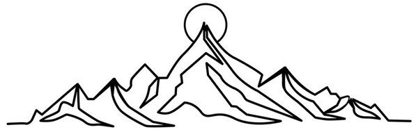 Μεταλλικός πίνακας Everest Μαύρο 119.5x37 cm