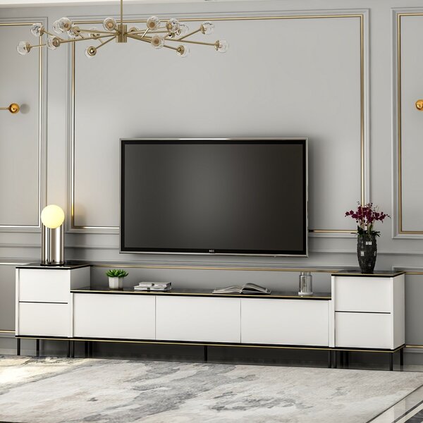 Έπιπλο TV Imaj Λευκό 180x45.2x35 cm