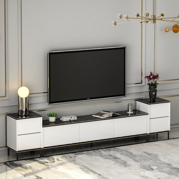 Έπιπλο TV Imaj Λευκό 180x45.2x35 cm