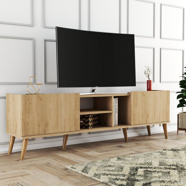 Έπιπλο TV Lotus Δρυς 180x52x34 cm
