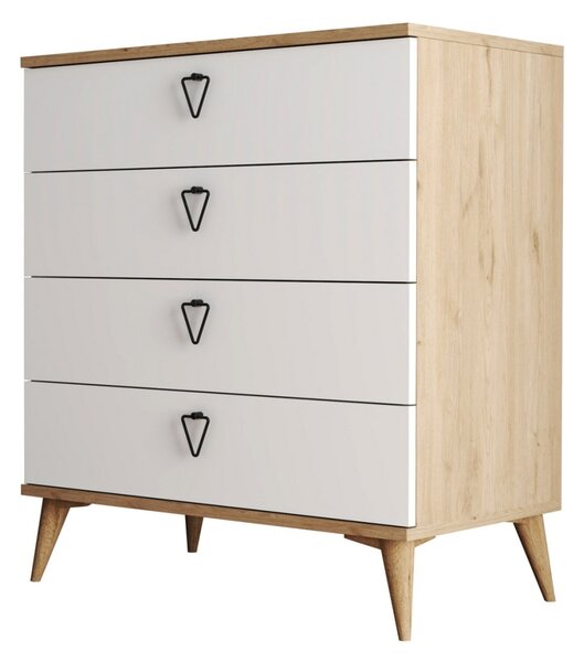 Ντουλάπα Versa Δρυς 80x90.8x45 cm