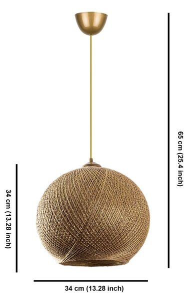 Φωτιστικό οροφής Nest Χρυσό 34x38x70 cm