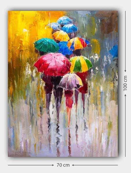 Πίνακας 613776053 Πολύχρωμο 70x100 cm