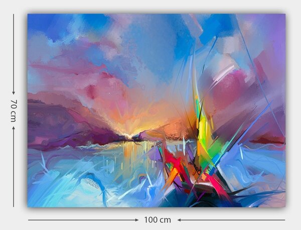 Πίνακας 1054276691 Πολύχρωμο 70x100 cm