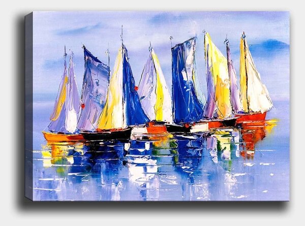 Πίνακας 619226807 Πολύχρωμο 70x100 cm