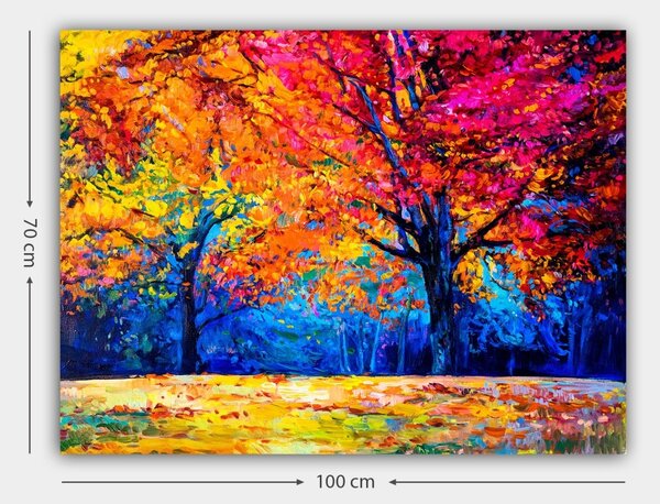 Πίνακας 292880360 Πολύχρωμο 70x100 cm