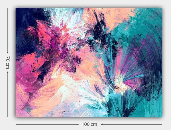 Πίνακας 644687473 Πολύχρωμο 70x100 cm