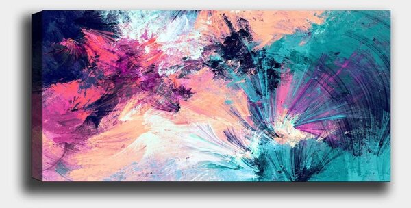 Πίνακας Rainbow Canvas 5 Πολύχρωμος 50x120 cm