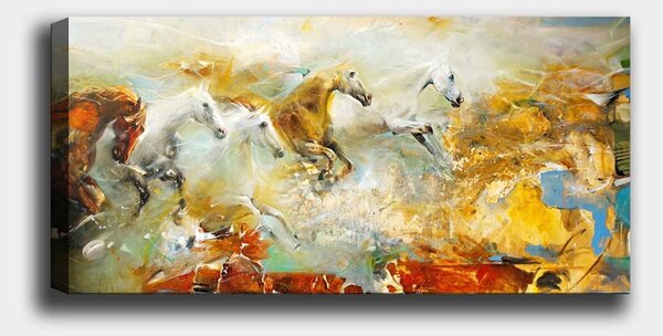 Πίνακας Cascade Sky Πολύχρωμο 50x120 cm