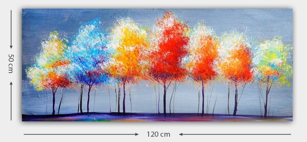 Πίνακας Mithra Oasis Πολύχρωμος 50x120 cm