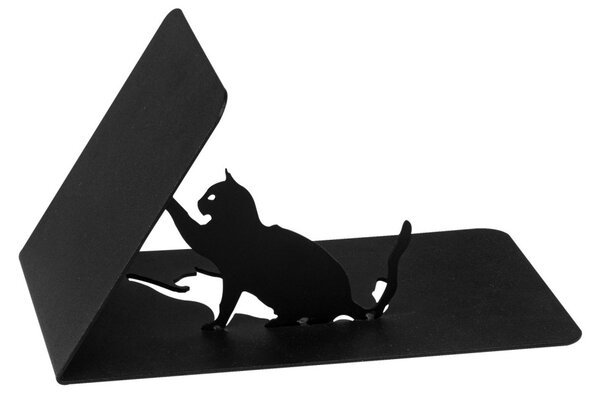 Ράφι τοίχου din μέταλλο Kitap Μαύρο 25.5x12.5x12 cm
