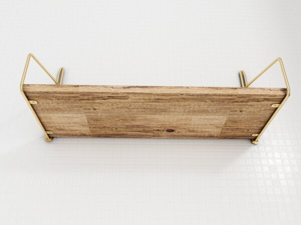 Διακοσμητικό ράφι Χρυσό 45x16x16 cm