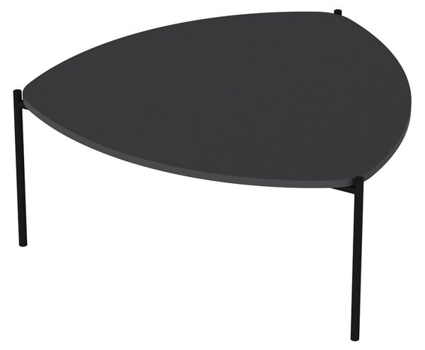 Τραπεζάκι σαλονιού Lenny Ανθρακί 90x40x89 cm