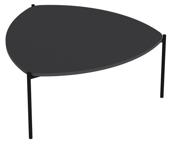 Τραπεζάκι σαλονιού Lenny Ανθρακί 90x40x89 cm