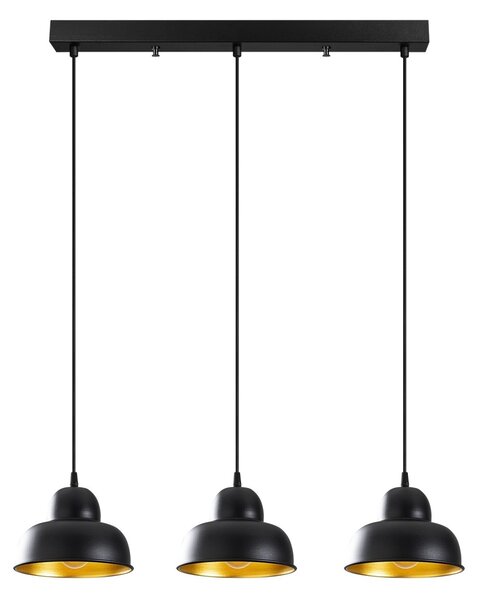Φωτιστικό οροφής Berceste Μαύρο 70x40x111 cm