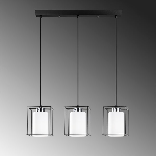 Φωτιστικό οροφής Swank Μαύρο 65x65x113 cm