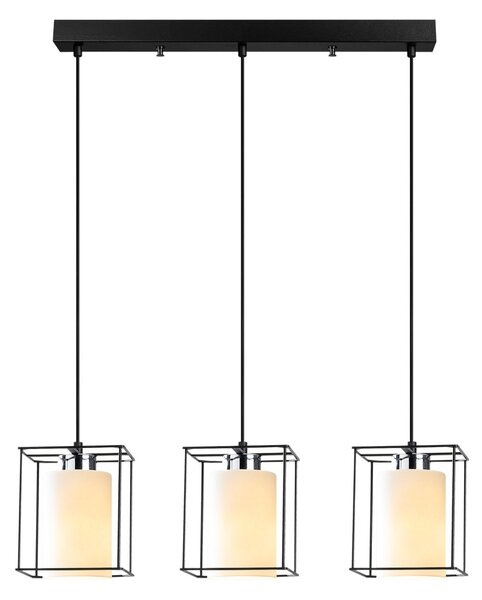 Φωτιστικό οροφής Swank Μαύρο 65x65x113 cm