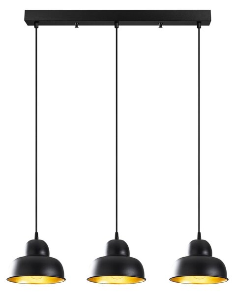 Φωτιστικό οροφής Berceste Μαύρο 70x40x111 cm