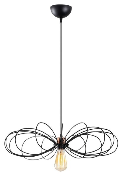 Φωτιστικό οροφής Hemdem Μαύρο 58x58x112 cm