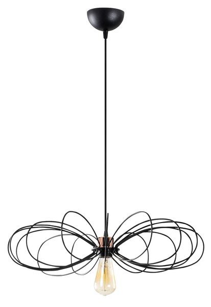 Φωτιστικό οροφής Hemdem Μαύρο 58x58x112 cm