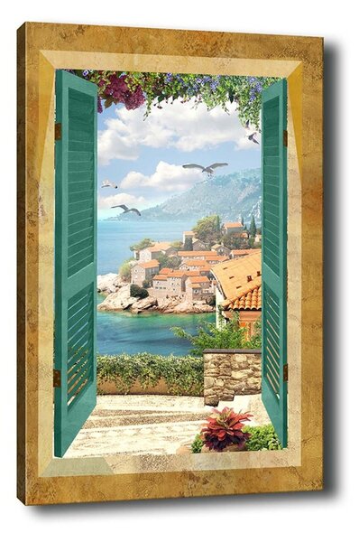 Πίνακας καμβά Πολύχρωμος 50x70x3 cm