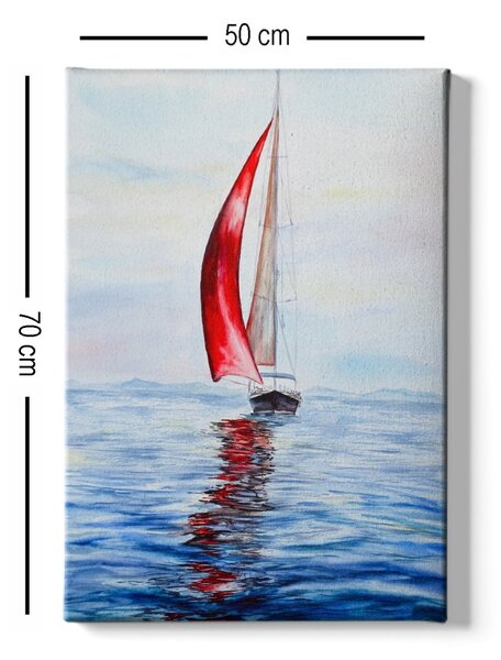 Πίνακας καμβά Πολύχρωμος 50x70x3 cm