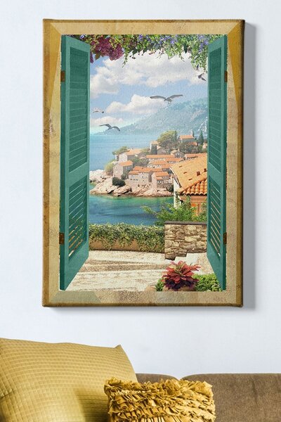 Πίνακας καμβά Πολύχρωμος 50x70x3 cm