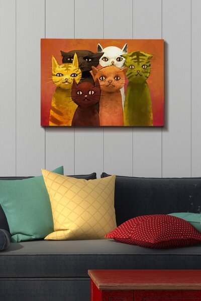 Πίνακας καμβά Πολύχρωμος 50x70x3 cm