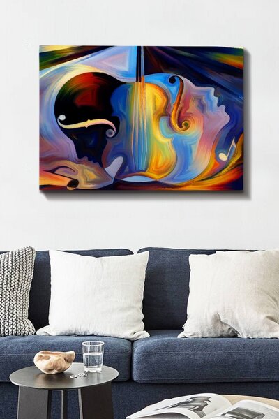 Πίνακας καμβά Πολύχρωμος 70x100 cm